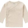 Noppies baby longsleeve Nanyuki met borduursels beige
