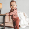 Your Wishes babyregular fit tuinbroek Bens brique - Afbeelding 2