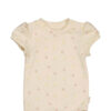 Noppies baby jurk met fruitprint beige