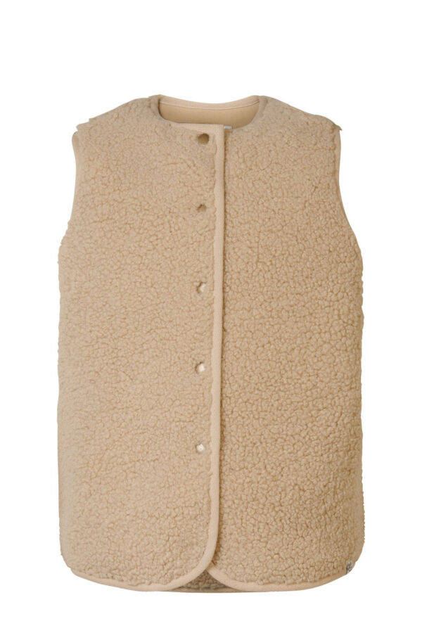 Noppies teddy gilet Amite beige