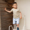 Koko Noko gestreept T-shirt wit/donkerblauw - Afbeelding 3
