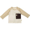 BESS baby longsleeve beige/ecru/zwart